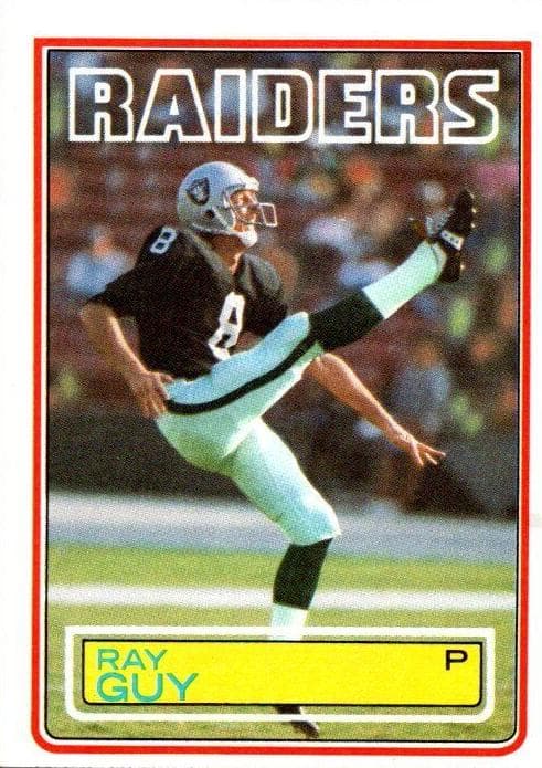 Ray Guy 1983 topps Topps