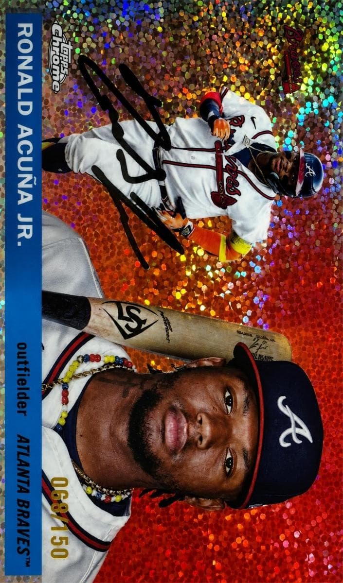 Ronald Acuña Jr. 2025 topps Topps Chrome Platinum