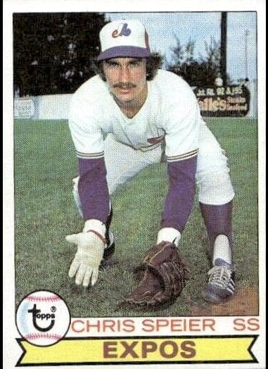 Chris Speier 1979 topps Topps