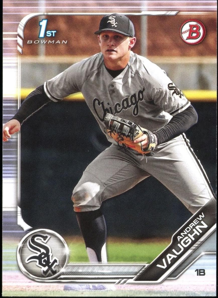 Andrew Vaughn 2019 bowman Bowman Draft