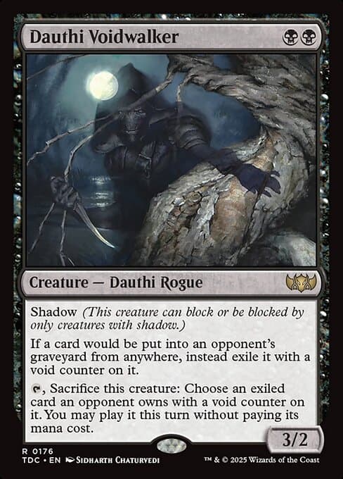 Dauthi Voidwalker 2025 Magic: The Gathering Tarkir: Dragonstorm Commander