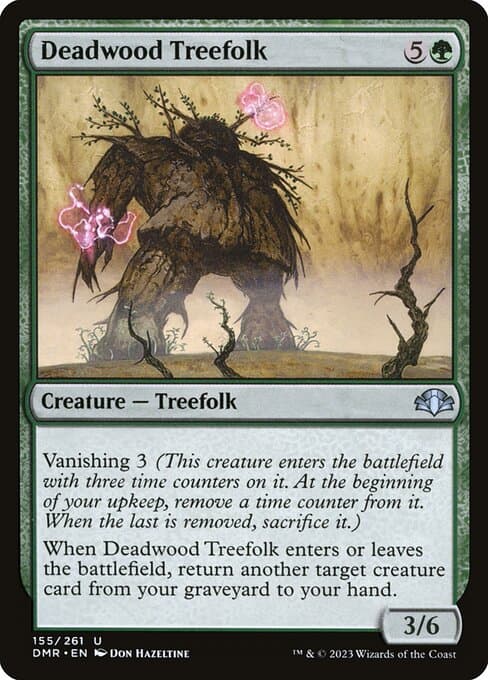 Deadwood Treefolk 2023 Magic: The Gathering Dominaria Remastered