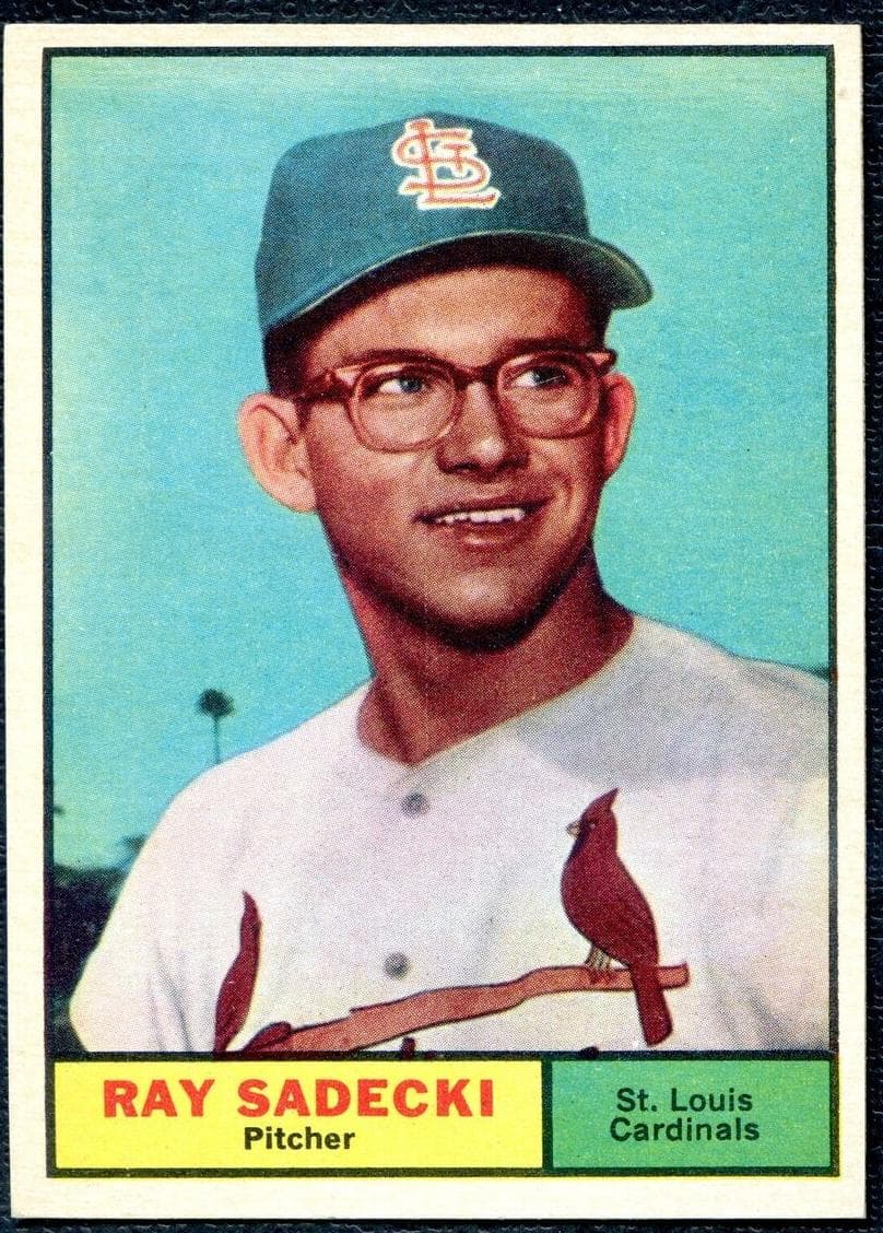 Ray Sadecki 1961 topps Topps