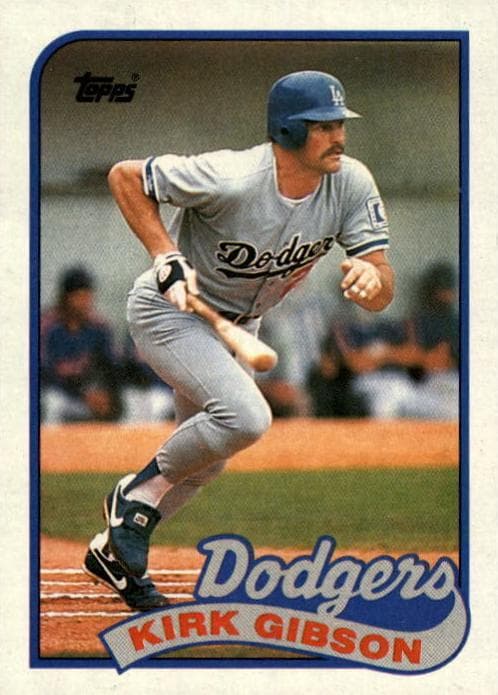 Kirk Gibson 1989 topps