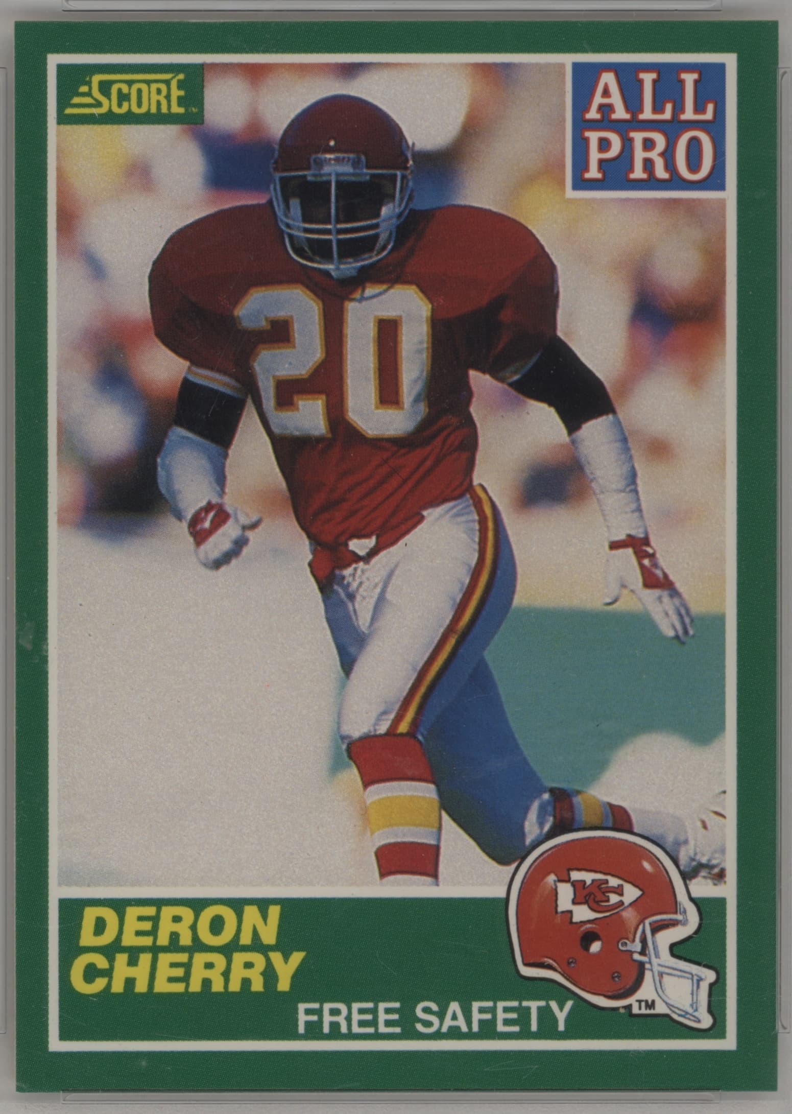 Deron Cherry trading card