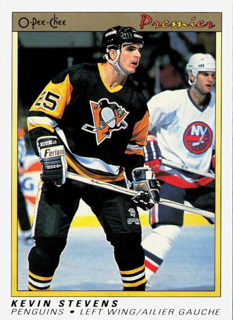 Kevin Stevens 1990 topps