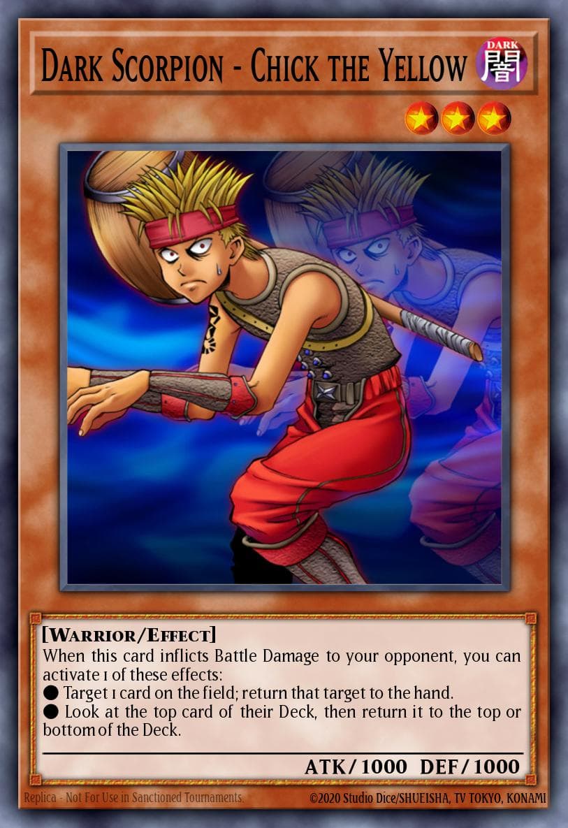 Dark Scorpion - Chick the Yellow #GLD5-EN010