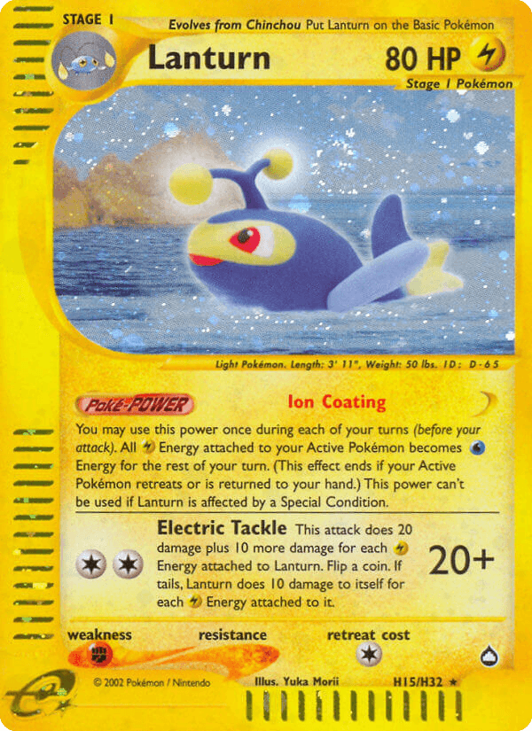 Lanturn 2003 Pokemon Aquapolis