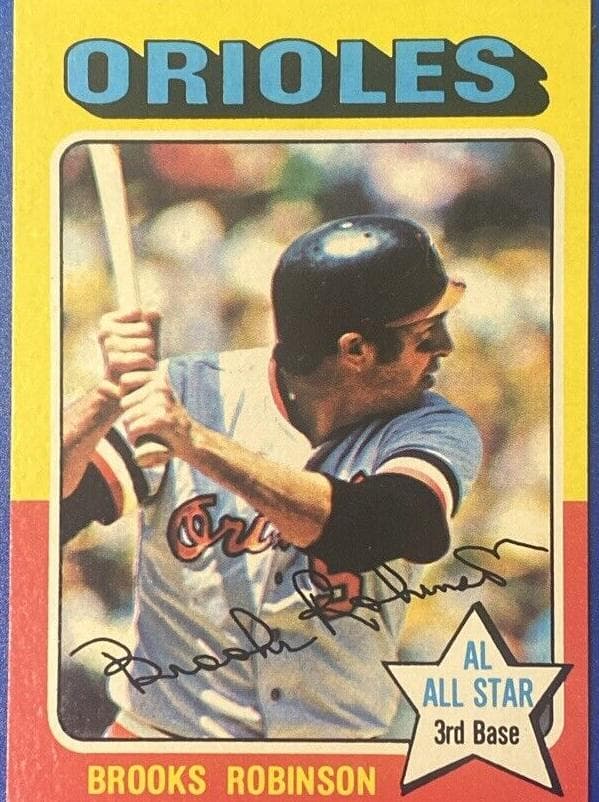 Brooks Robinson 1975 topps Topps Mini