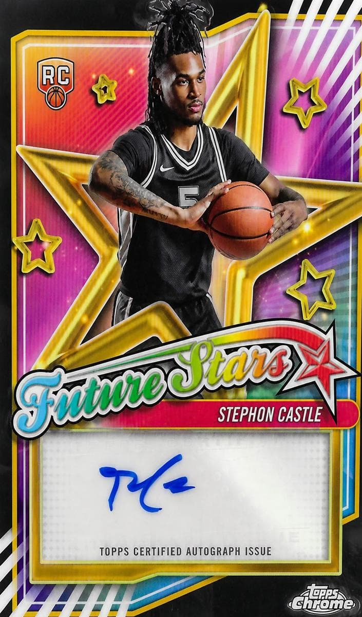 Stephon Castle 2024 topps Topps Chrome