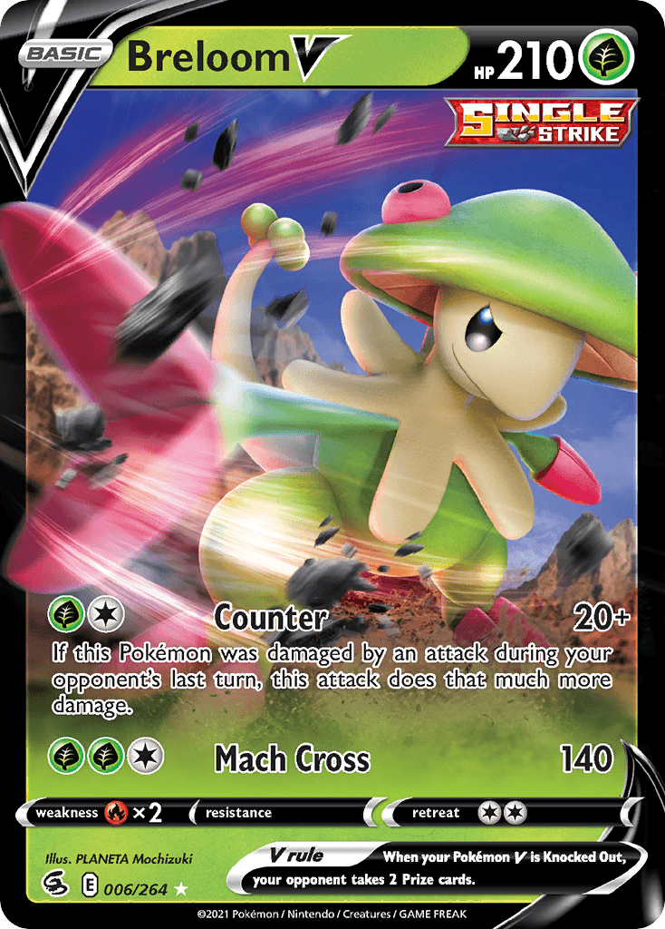 Breloom V 2021 Pokemon