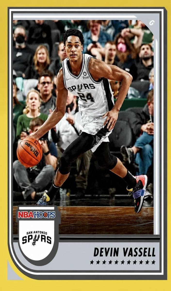 Devin Vassell 2022 panini Hoops