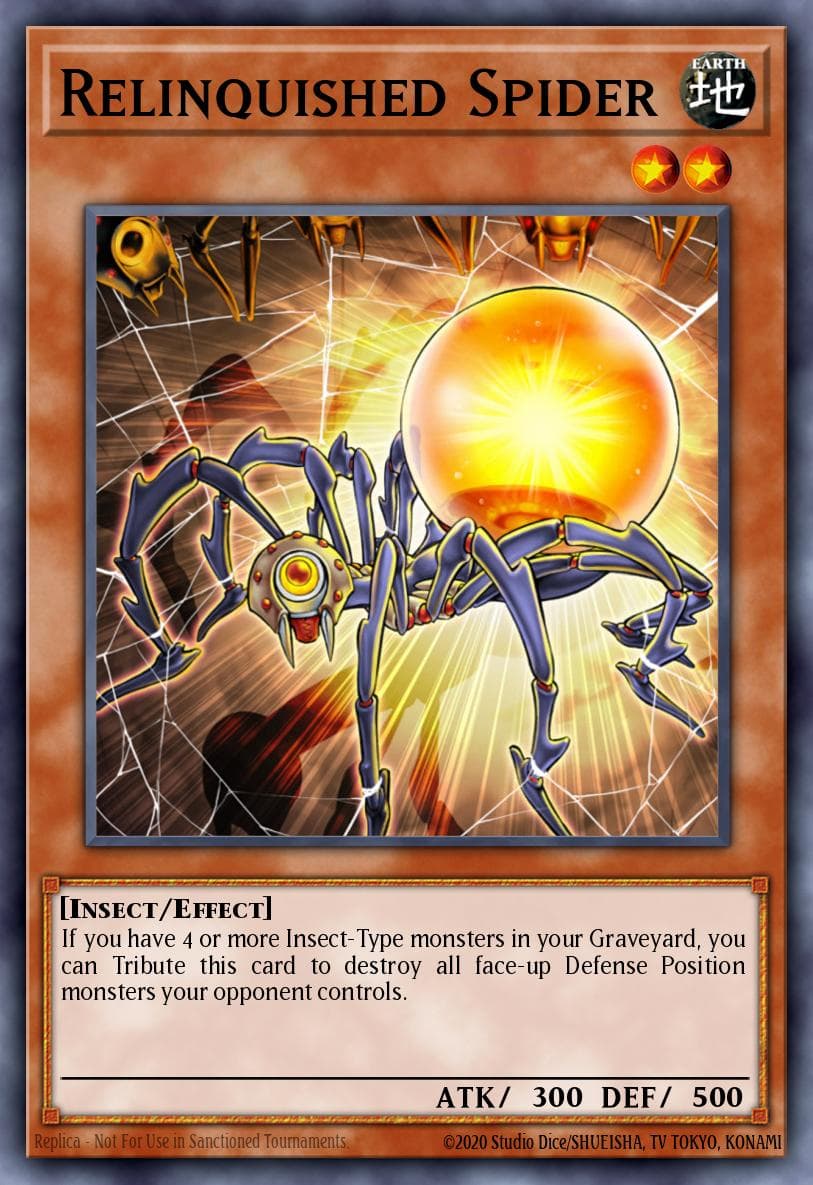 Relinquished Spider 2009 Yu-Gi-Oh! Stardust Overdrive