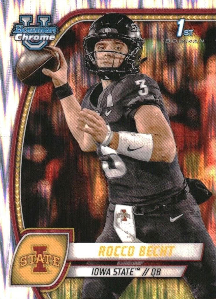 Rocco Becht 2024 bowman Bowman University Chrome