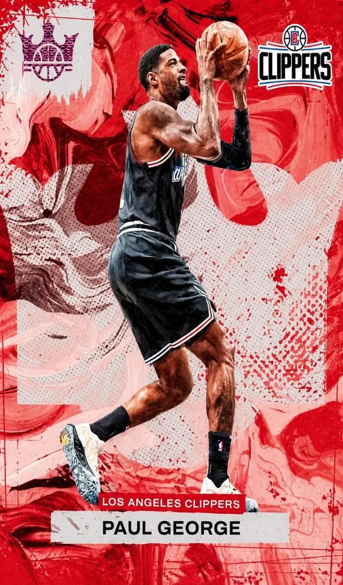 Paul George 2023 panini Panini Court Kings