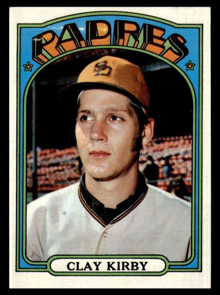 Clay Kirby 1972 topps Topps