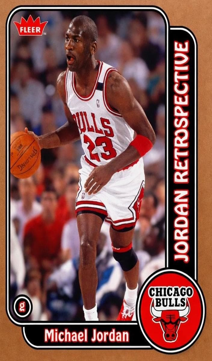 Michael Jordan 2008 fleer