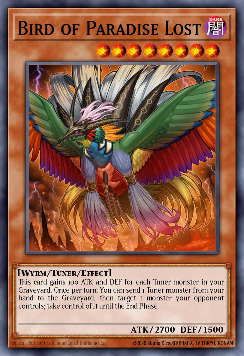 Bird of Paradise Lost 2016 Yu-Gi-Oh!