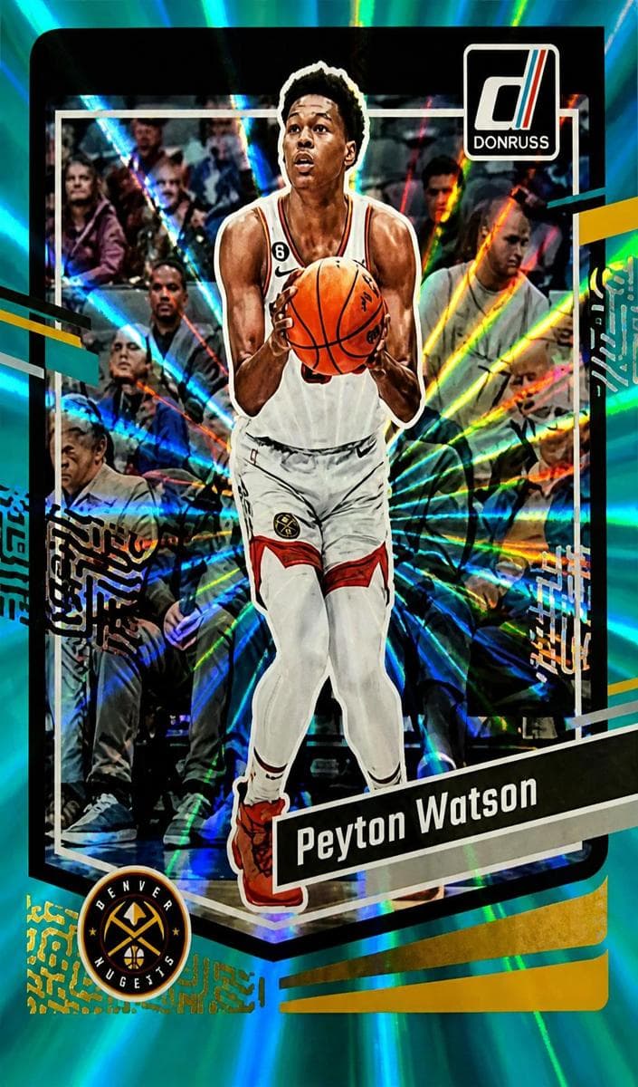 Peyton Watson 2023 panini Donruss