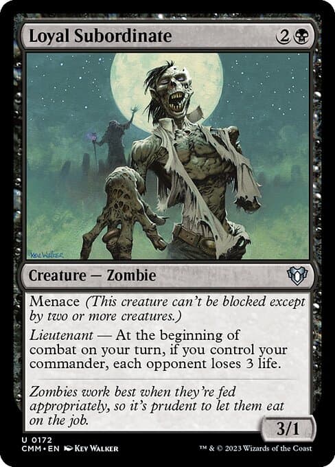 Loyal Subordinate 2022 Magic: The Gathering Starter Commander Decks