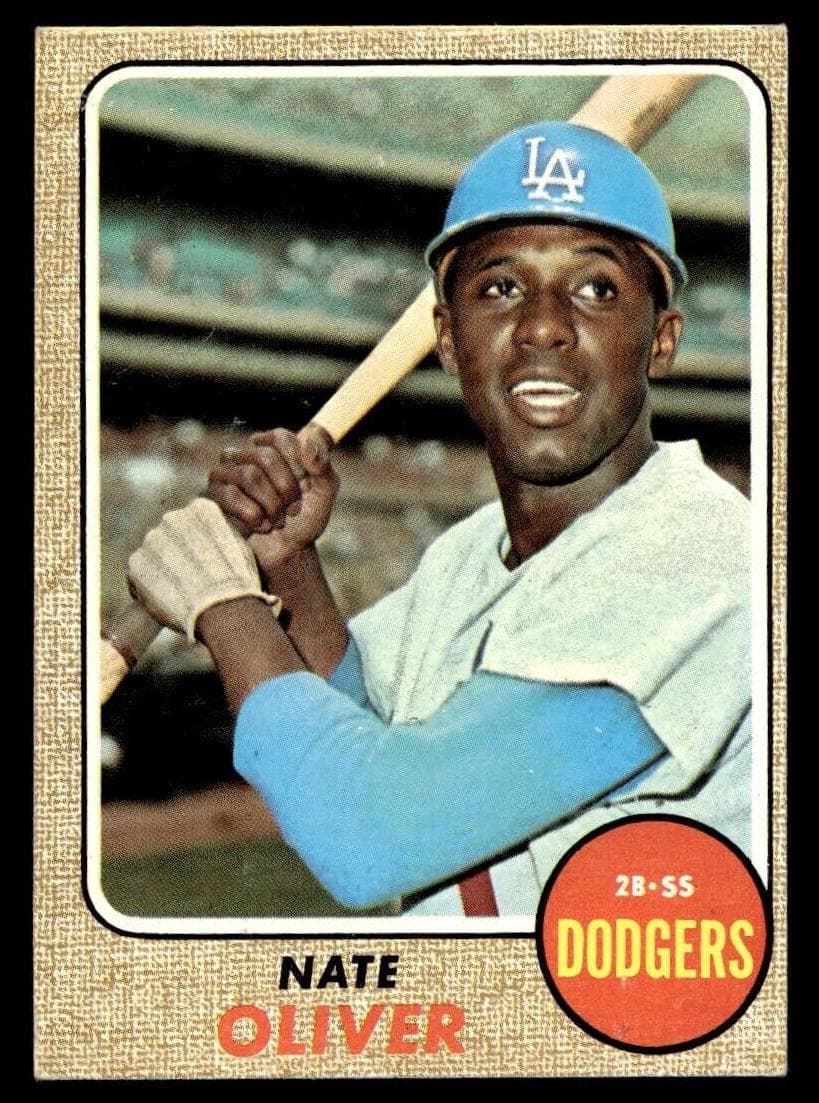Nate Oliver 1968 topps Topps