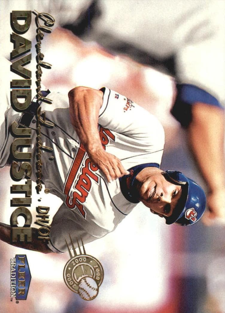 David Justice 1999 fleer Fleer Tradition