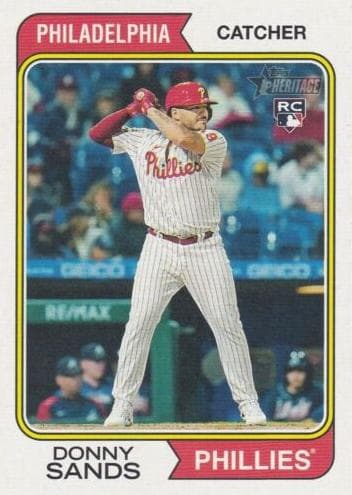 Donny Sands trading card