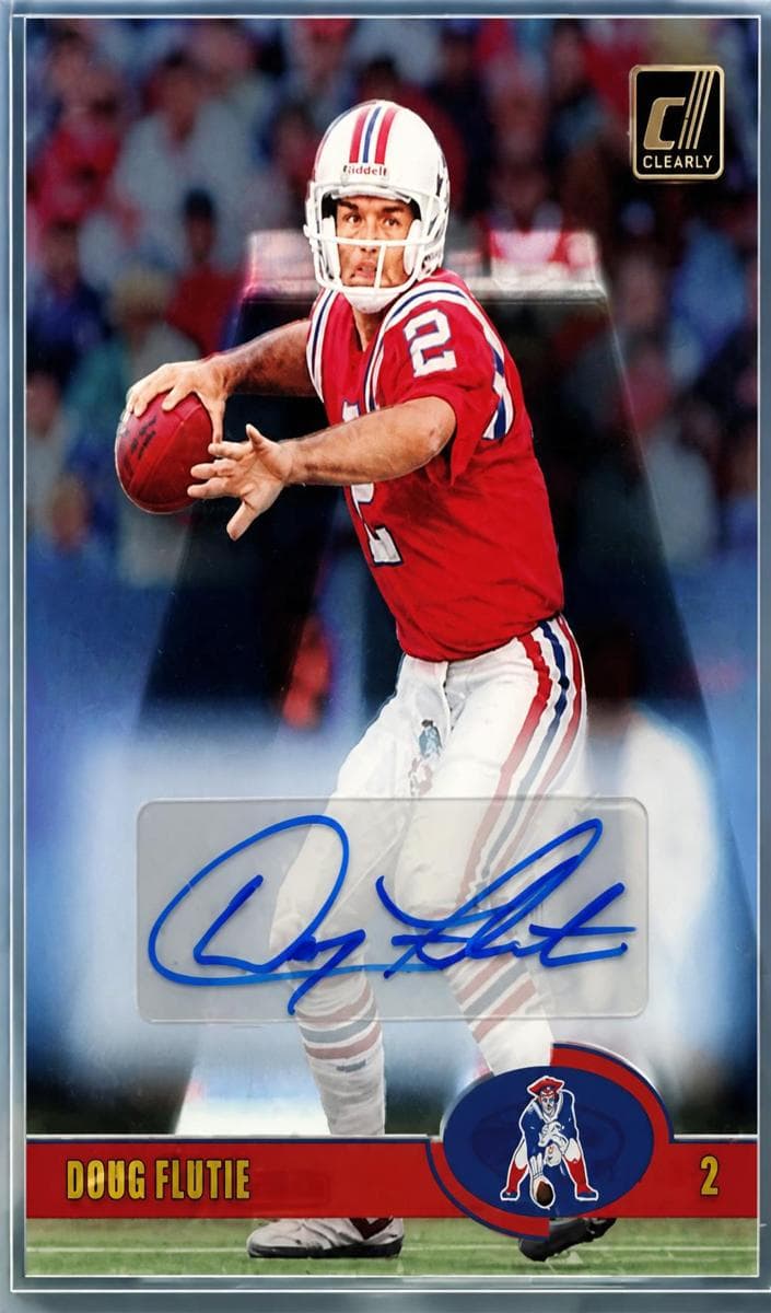 Doug Flutie 2023 panini Clearly Donruss