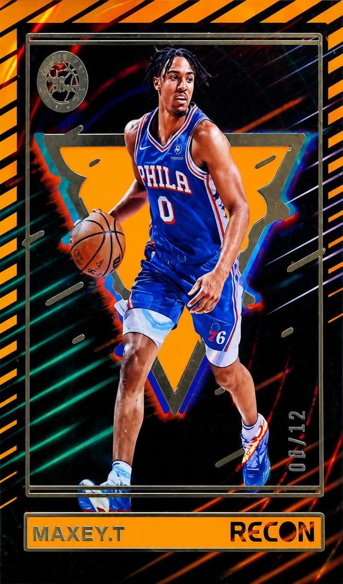 Tyrese Maxey 2023 panini Panini Recon