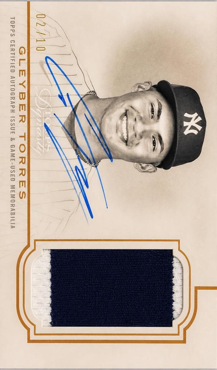 Gleyber Torres 2020 topps Topps Dynasty