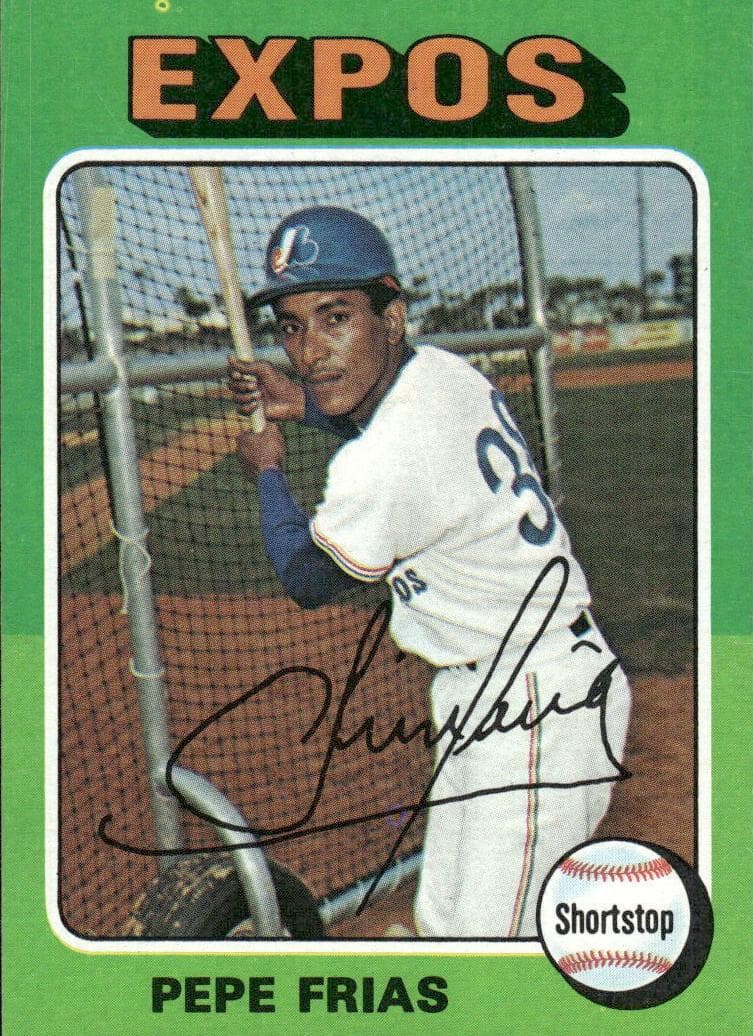 Pepe Frias 1975 topps Topps
