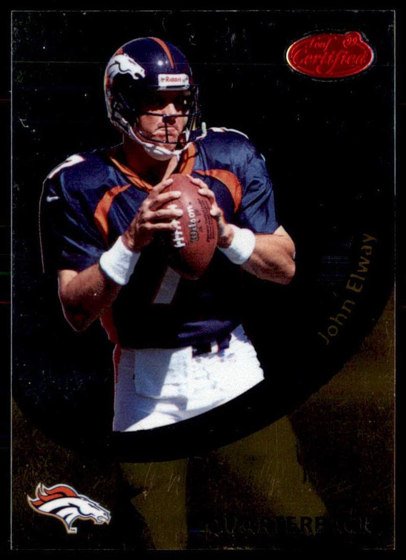 John Elway / Cade McNown 1999 leaf