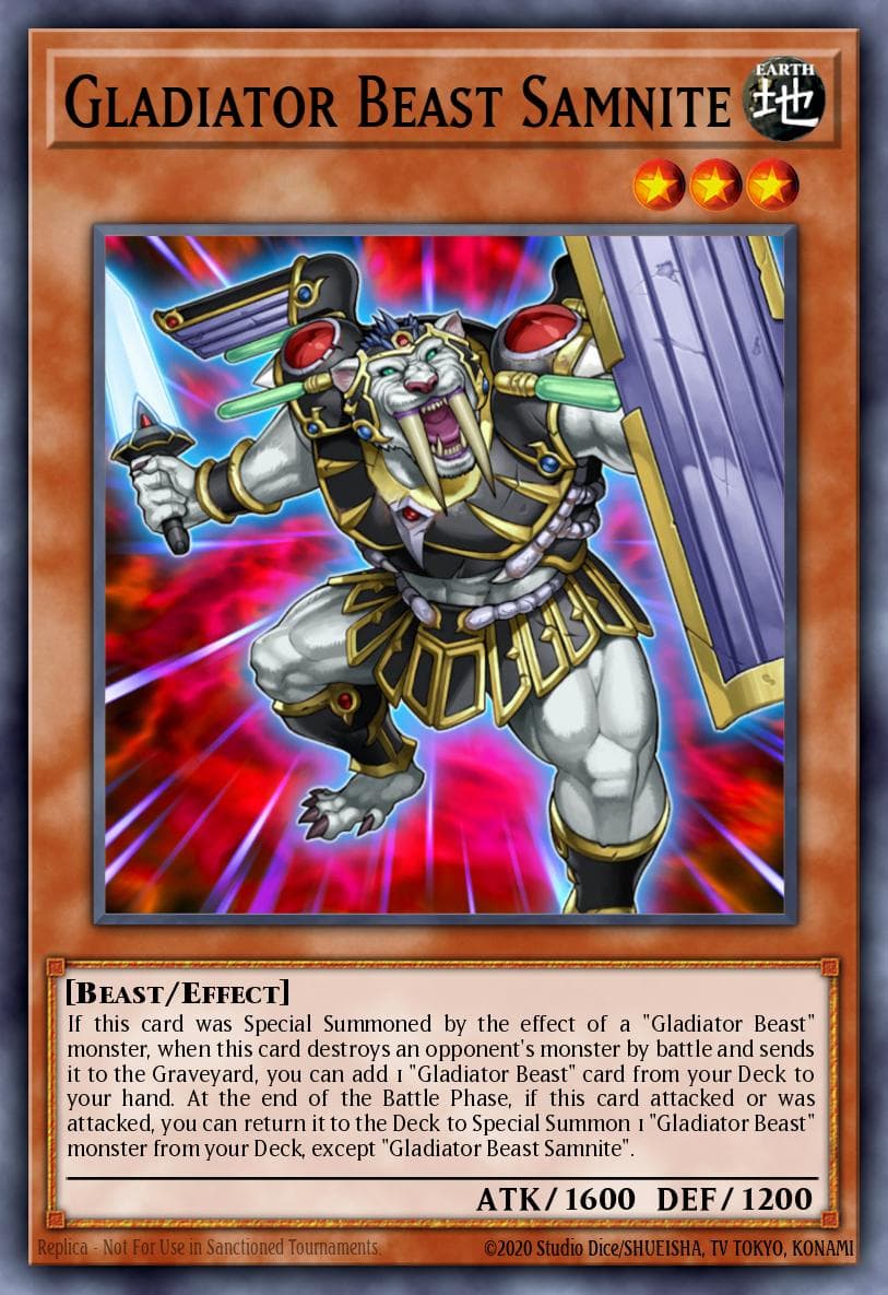Gladiator Beast Samnite 2025 Yu-Gi-Oh!