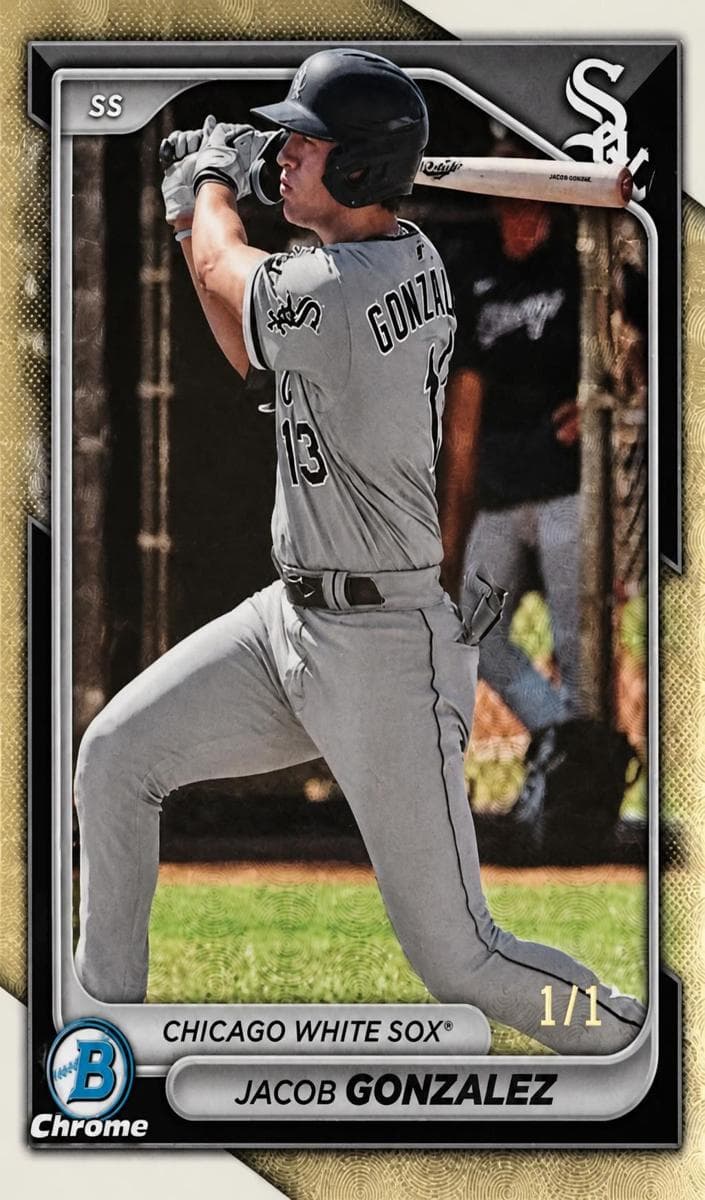 Jacob Gonzalez 2024 bowman Bowman Chrome Prospects