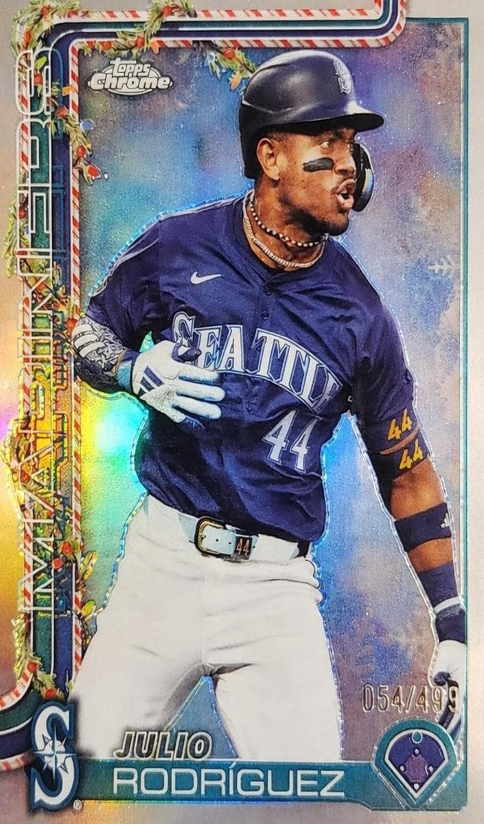 Julio Rodriguez 2025 topps Holiday