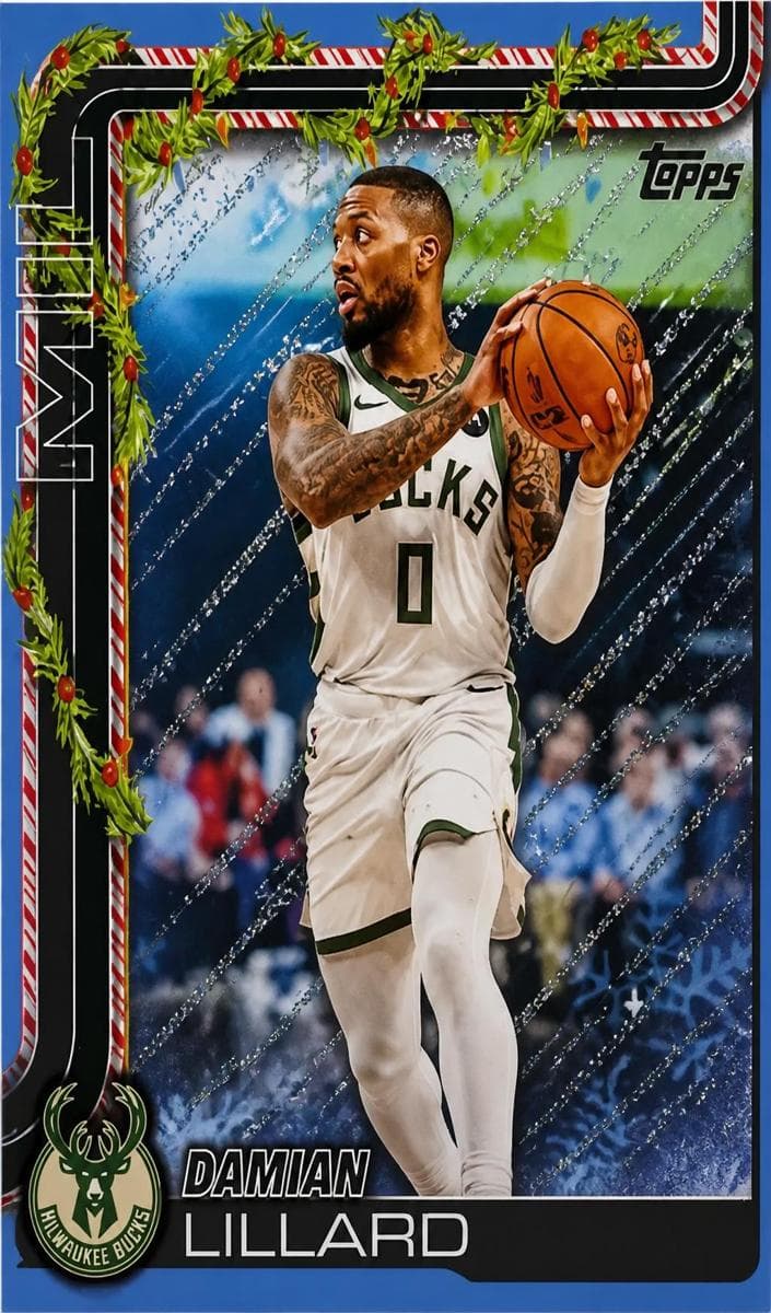 Damian Lillard 2025 topps Topps Holiday