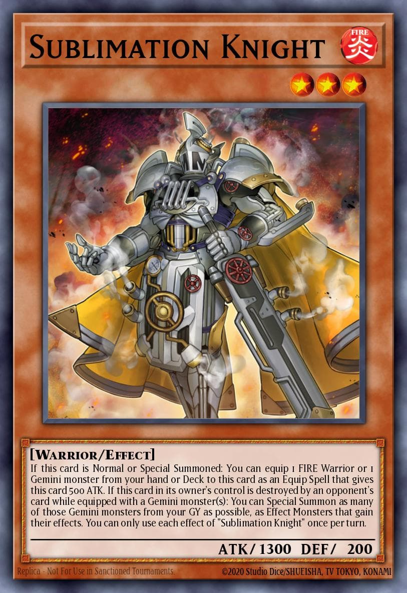Sublimation Knight 2020 Yu-Gi-Oh! Toon Chaos