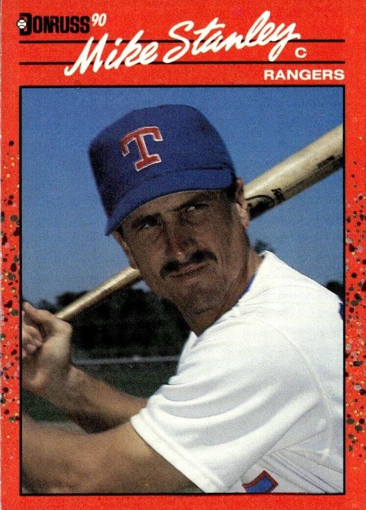 Mike Stanley 1990 panini Donruss