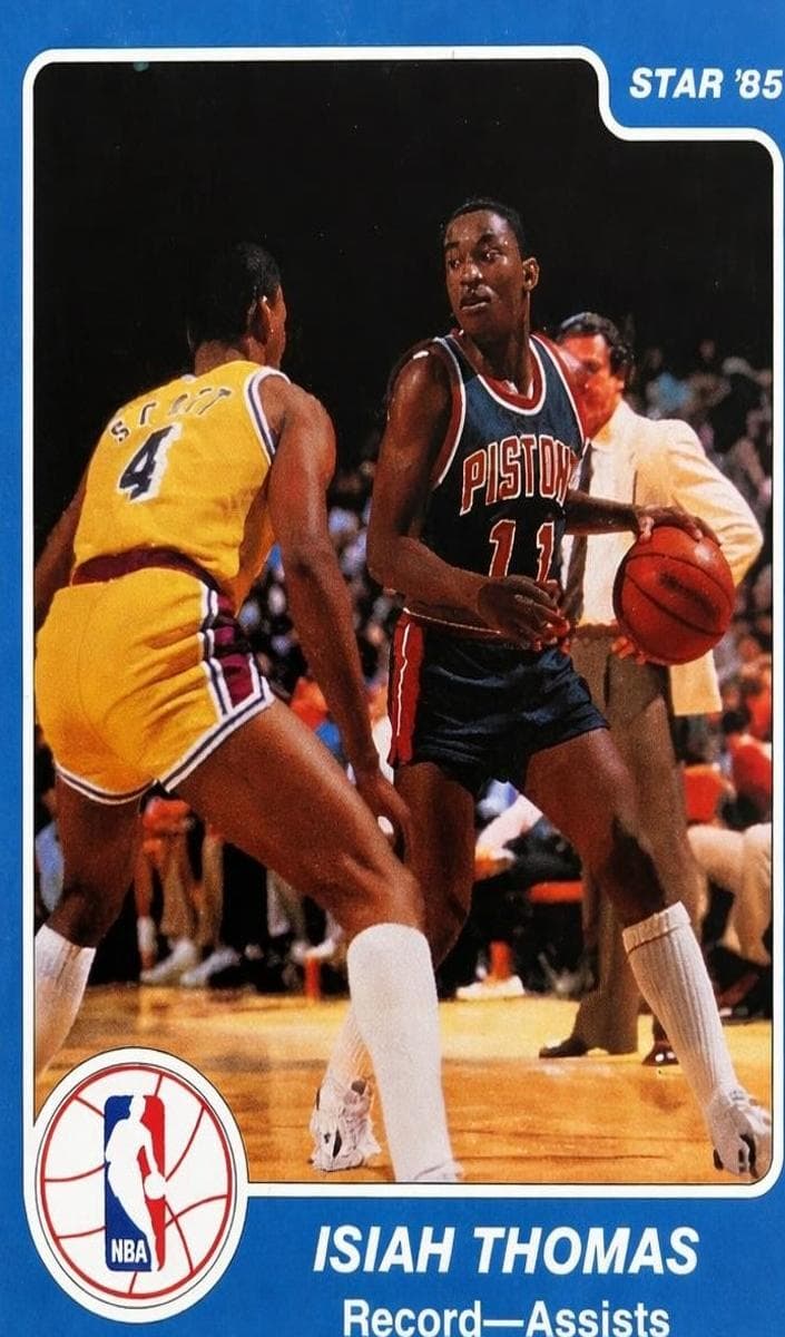 Isiah Thomas 1984 unknown Star