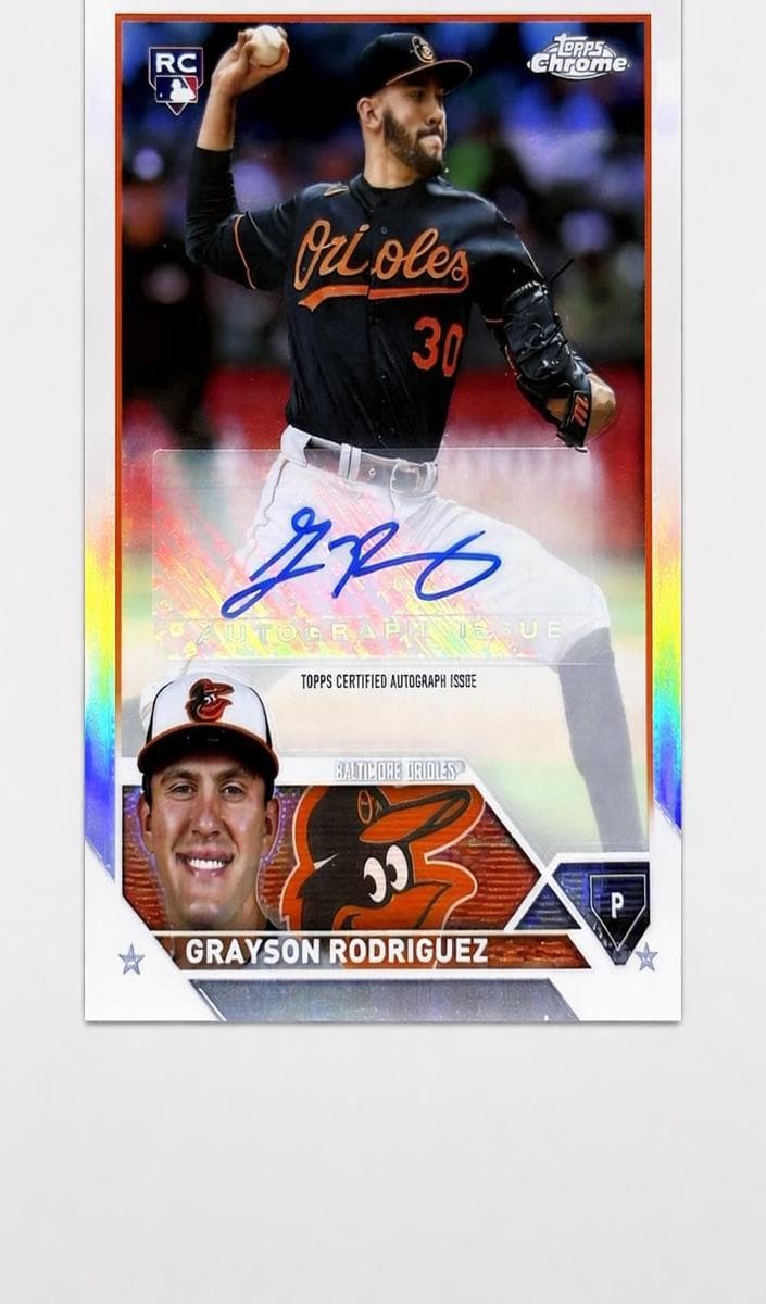 Grayson Rodriguez 2023 topps Topps Chrome Update