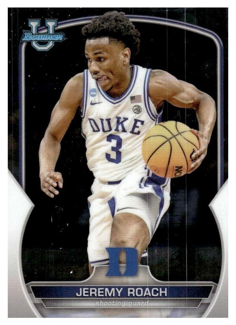 Jeremy Roach 2022 bowman Bowman University Chrome