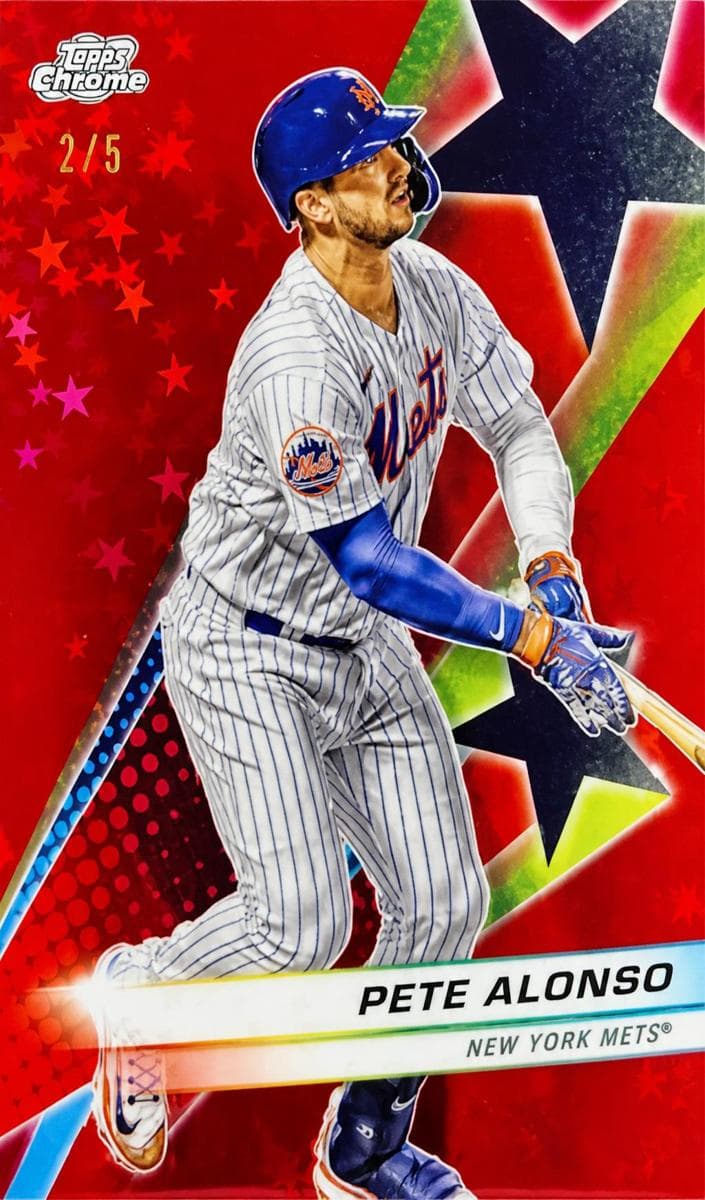 Pete Alonso 2024 topps Topps Cosmic Chrome