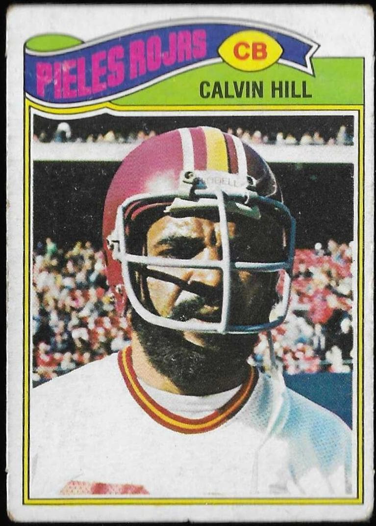 Calvin Hill 1977 topps Topps Mexican