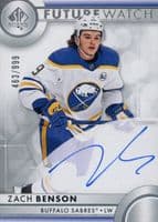 Zach Benson 2023 unknown SP Authentic