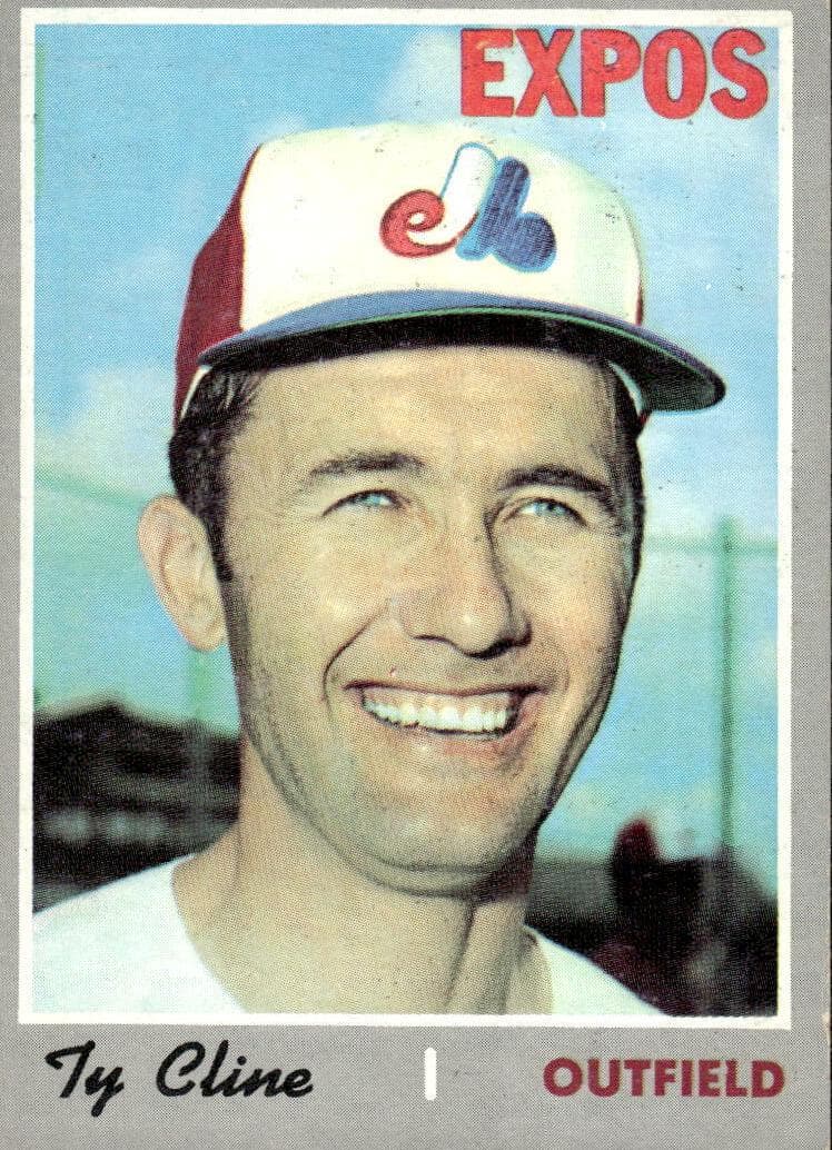 Ty Cline 1970 topps Topps