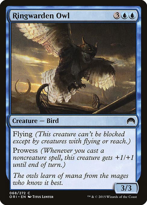 Ringwarden Owl 2015 Magic: The Gathering Magic Origins