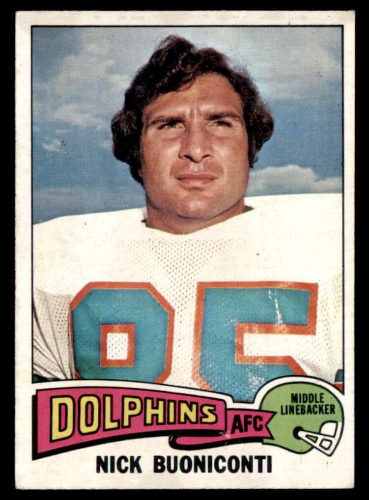 Nick Buoniconti 1975 topps Topps