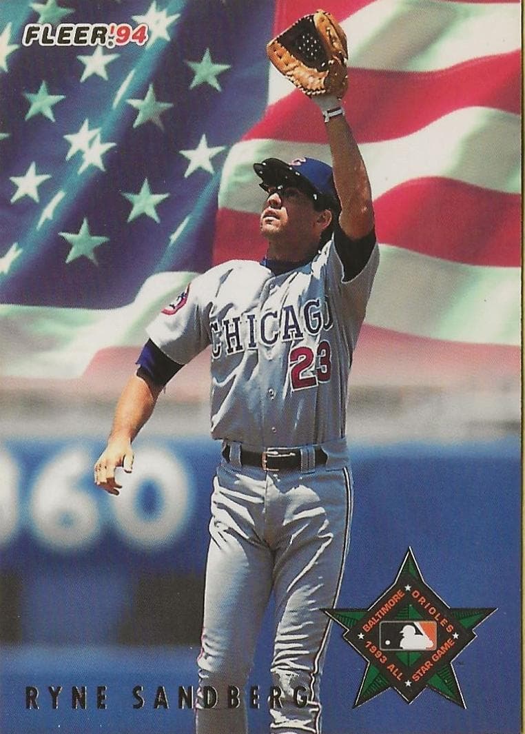 Ryne Sandberg 1994 fleer Fleer
