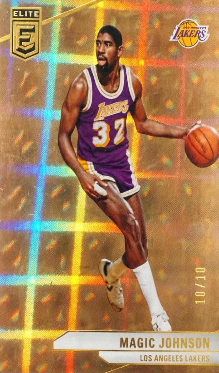 Magic Johnson 2023 panini Donruss Elite