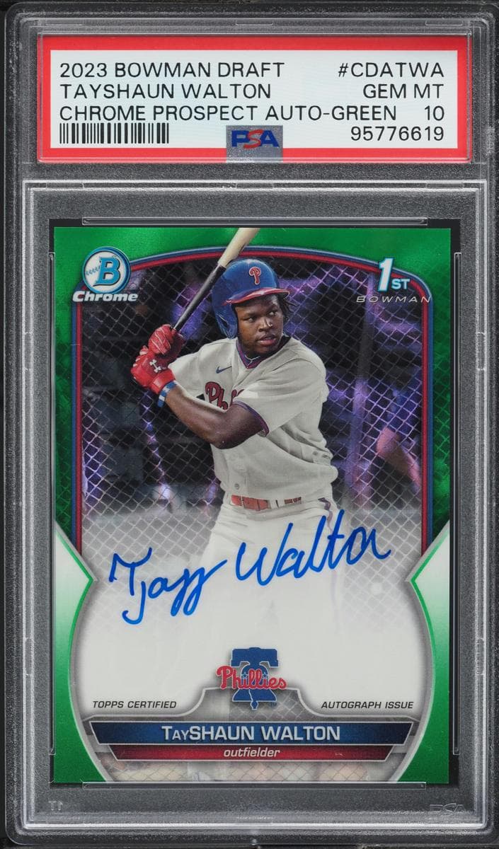 TayShaun Walton 2023 bowman Bowman Draft
